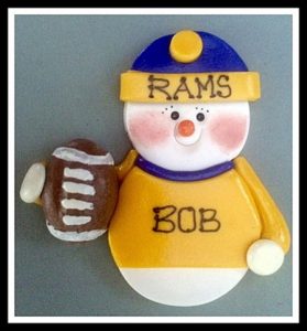 FOOTBALL SNOWMAN