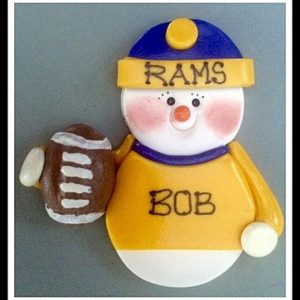 FOOTBALL SNOWMAN