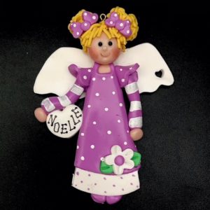 PURLE POLKADOT ANGEL