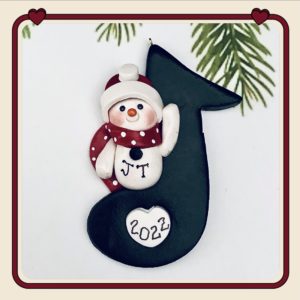 MUSIC NOTE SNOWMAN