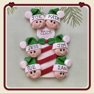 CANDY-CANE ELVES 6 ELVES *LIMITED AVAILABLE...ORDER EARLY*