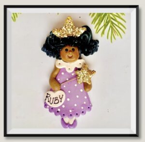 PURPLE PRINCESS... DARK SKIN...BLACK HAIR ORDER EARLY...VERY LIMITED SUPPLY