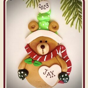 CHRISTMAS BEAR IN STOCKING CAP