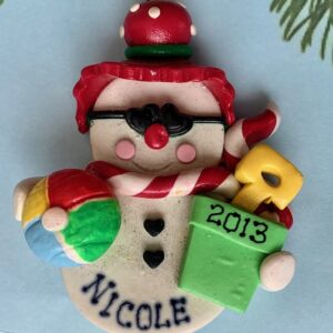 BEACH CHRISTMAS PERSONALIZED ORNAMENT