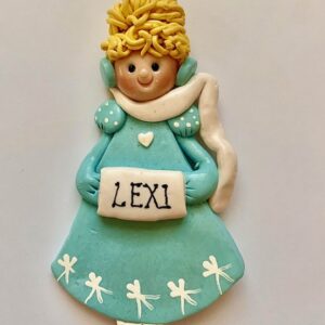 BLUE PRINCESS PERSONALIZED CHRISTMAS ORNAMENT